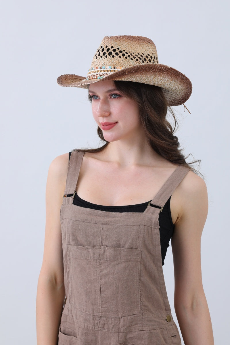 Braided Rope Cowboy Hat – Free-Spirited Western Style - NeoKira Unlimited