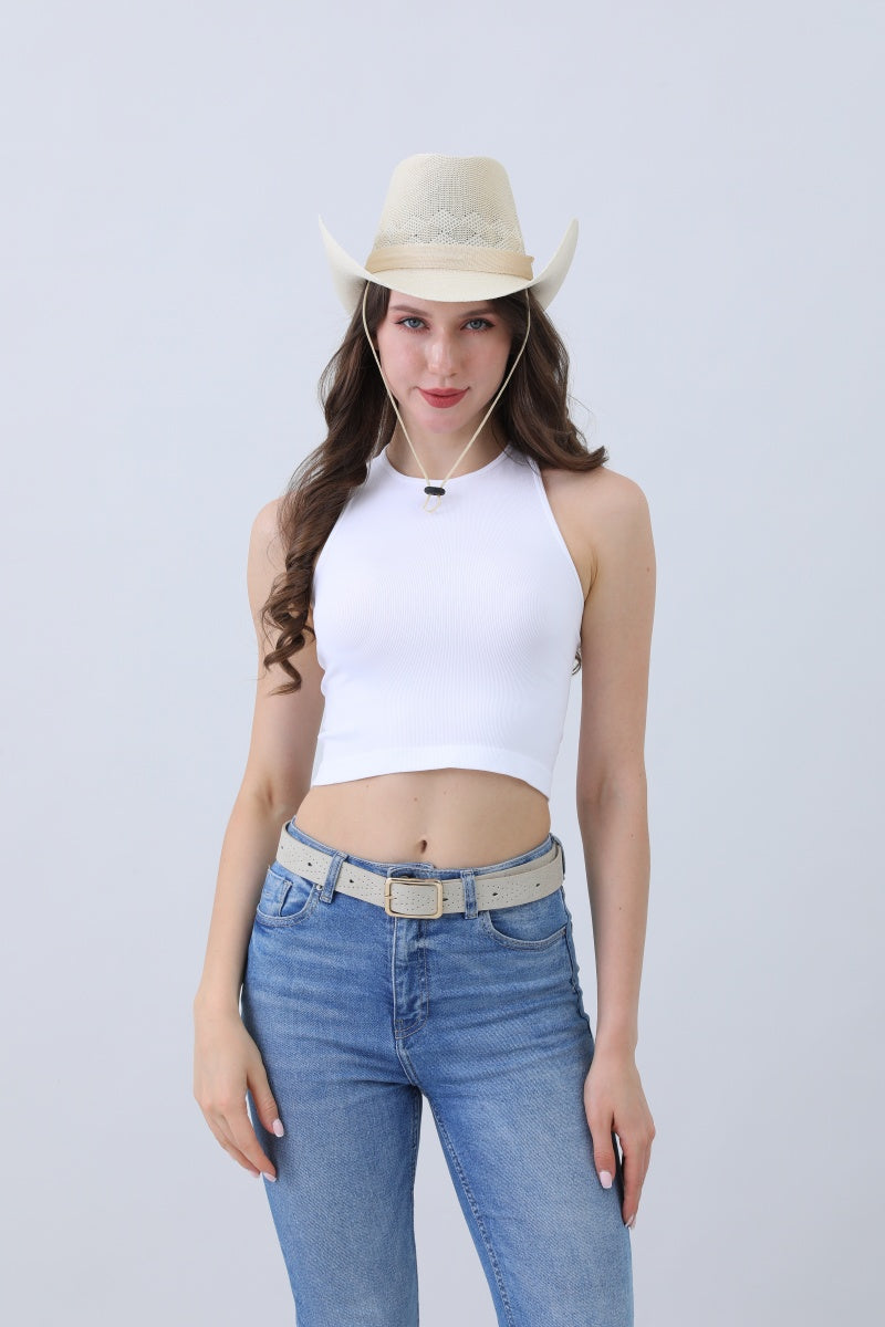 Timeless Solid Cowboy Hat – Vintage Western Essential - NeoKira Unlimited