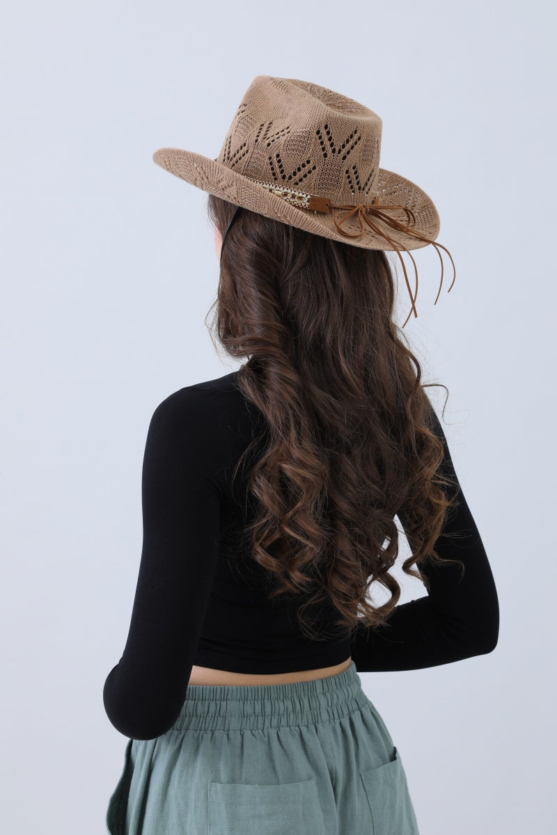 Turquoise Statement Cowboy Hat – Bold Cutout Artistry - NeoKira Unlimited