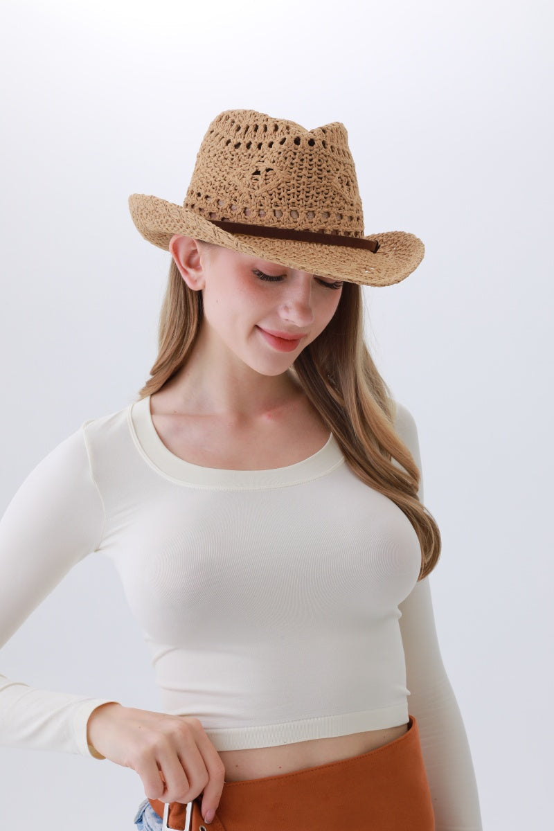 Classic Polyester Cowboy Hat – Lightweight & Sun-Smart🌵☀️ - NeoKira Unlimited