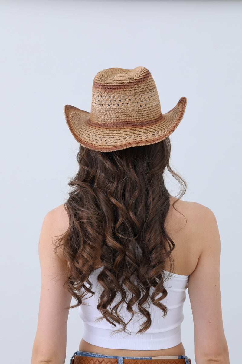 Breathable Braided Cowboy Hat – Earthy & Sun-Ready - NeoKira Unlimited