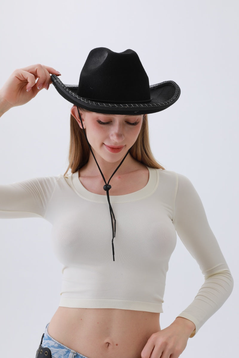Neon Cowboy Hat – Light-Up Western Party Hat - NeoKira Unlimited