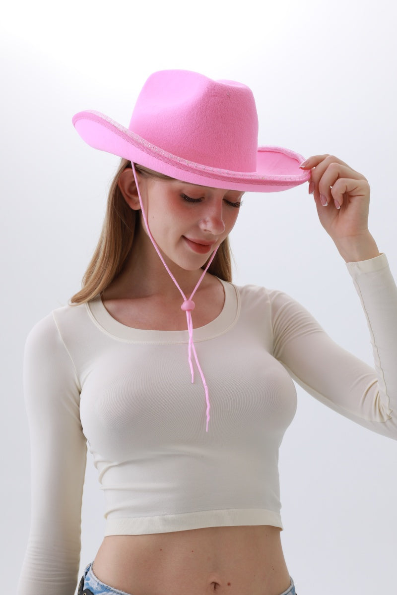Neon Cowboy Hat – Light-Up Western Party Hat - NeoKira Unlimited