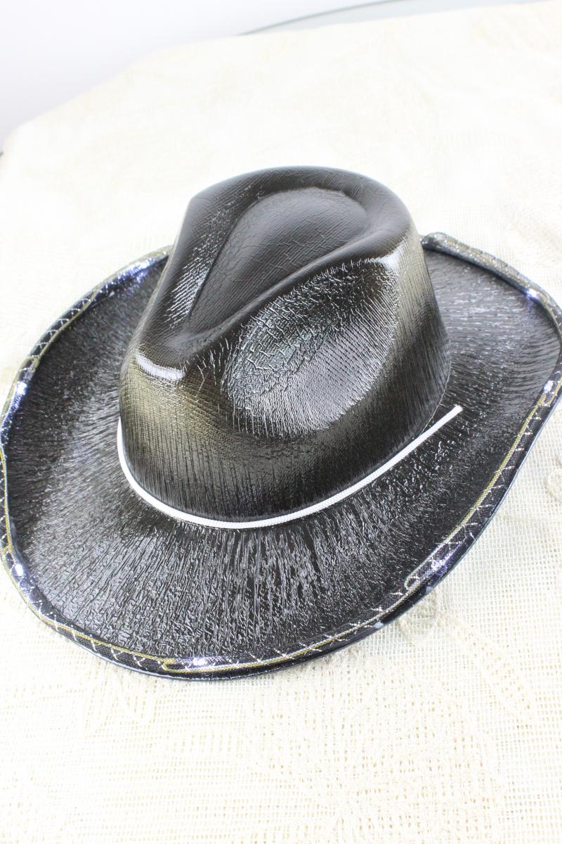 Glow-in-the-Dark Cowboy Hat – Wild West Light-Up Party Hat - NeoKira Unlimited