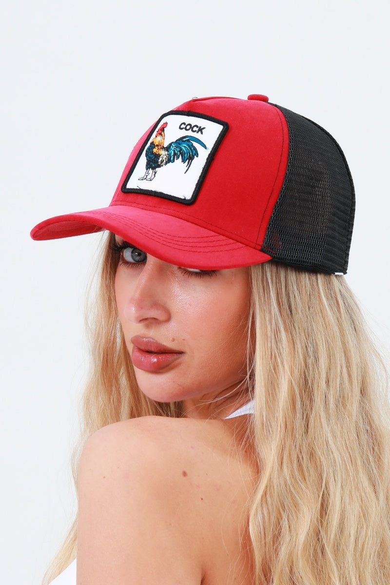 Vibrant Embroidered Animal Baseball Cap – Soft Cotton Street Style - NeoKira Unlimited