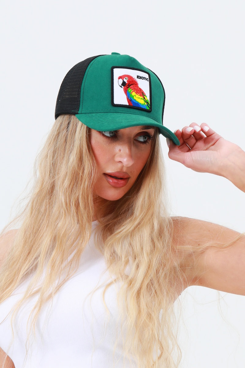 Vibrant Embroidered Animal Baseball Cap – Soft Cotton Street Style - NeoKira Unlimited