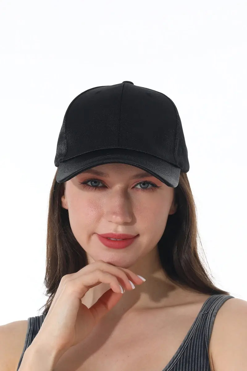 Luxe Satin Adjustable Women Baseball Cap ✨🧢 - NeoKira Unlimited