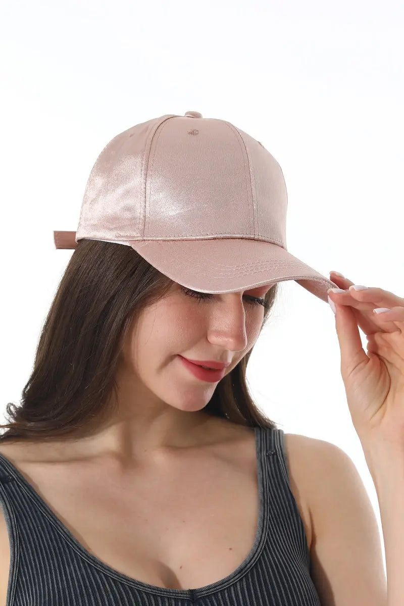 Luxe Satin Adjustable Women Baseball Cap ✨🧢 - NeoKira Unlimited