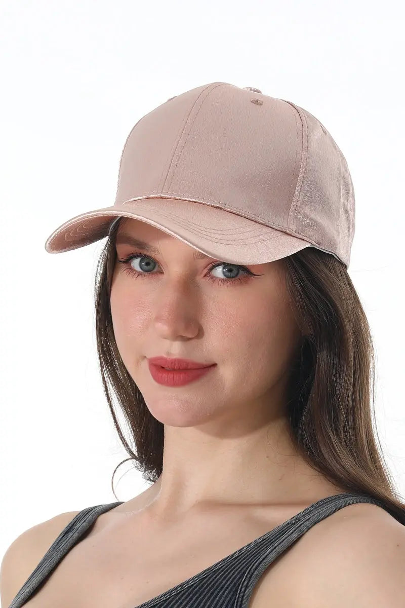 Luxe Satin Adjustable Women Baseball Cap ✨🧢 - NeoKira Unlimited