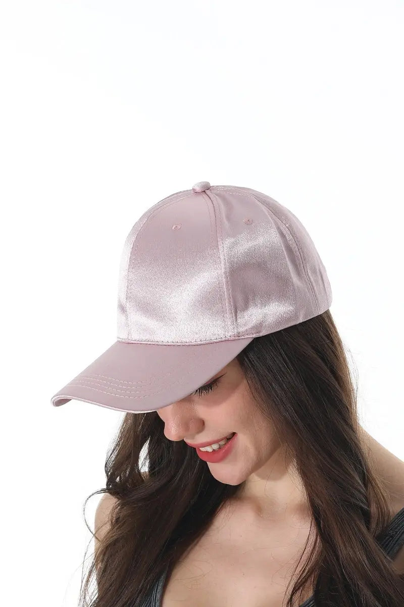 Luxe Satin Adjustable Women Baseball Cap ✨🧢 - NeoKira Unlimited