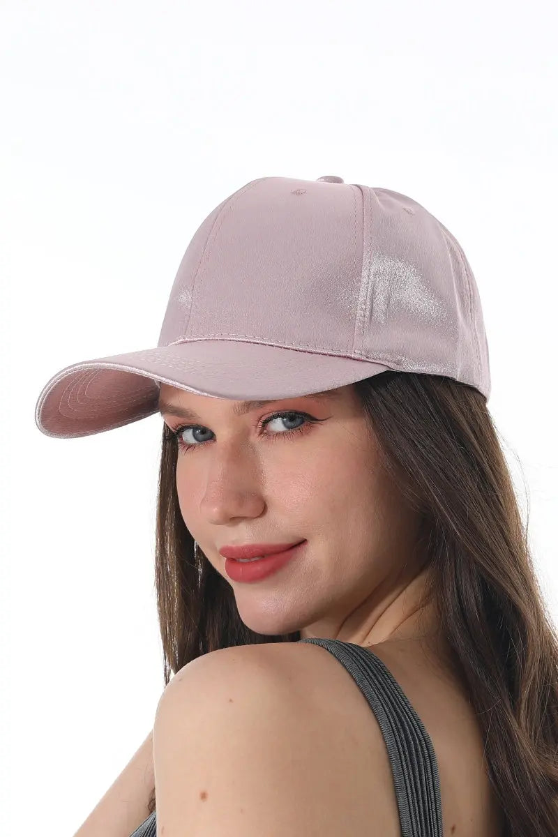 Luxe Satin Adjustable Women Baseball Cap ✨🧢 - NeoKira Unlimited