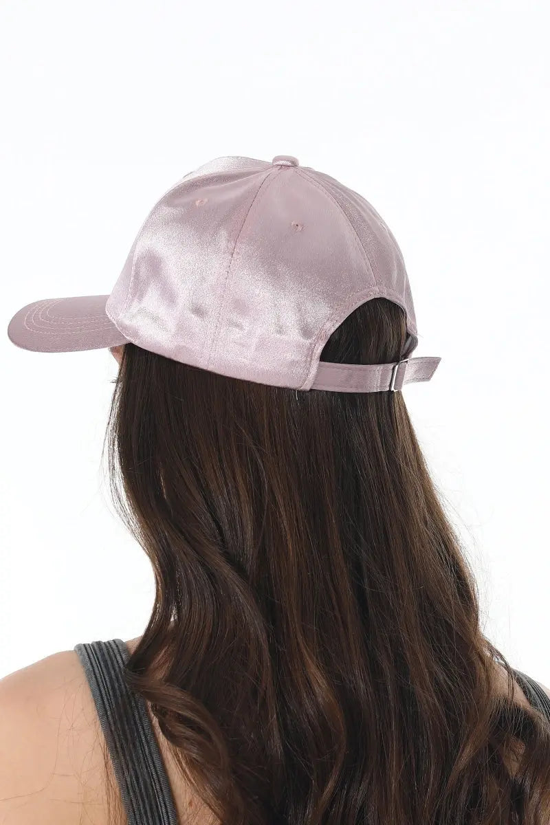 Luxe Satin Adjustable Women Baseball Cap ✨🧢 - NeoKira Unlimited