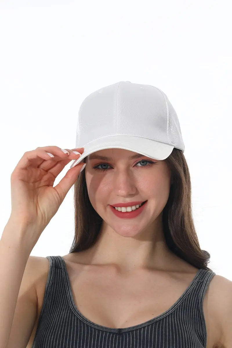 Luxe Satin Adjustable Women Baseball Cap ✨🧢 - NeoKira Unlimited