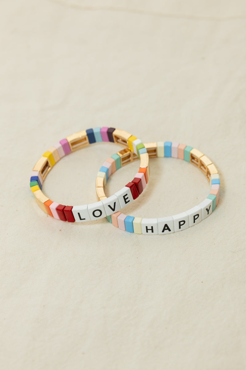 Happy Love Stackable Swift Party Bracelet 😁 - NeoKira Unlimited