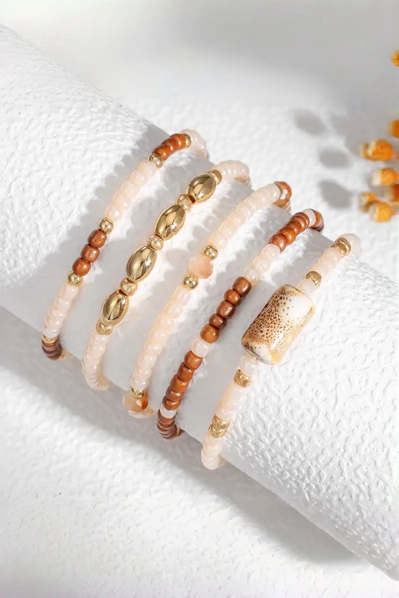 Boho Stackable Multi‑Layer Seed Bead Women Bracelets - NeoKira Unlimited