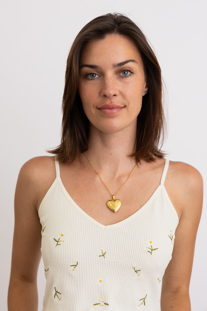 Love Me Heart Heart Locket Necklace💞 - NeoKira Unlimited