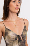 Radiant Blush Stone Pendant Necklace Necklaces Leto Collection   