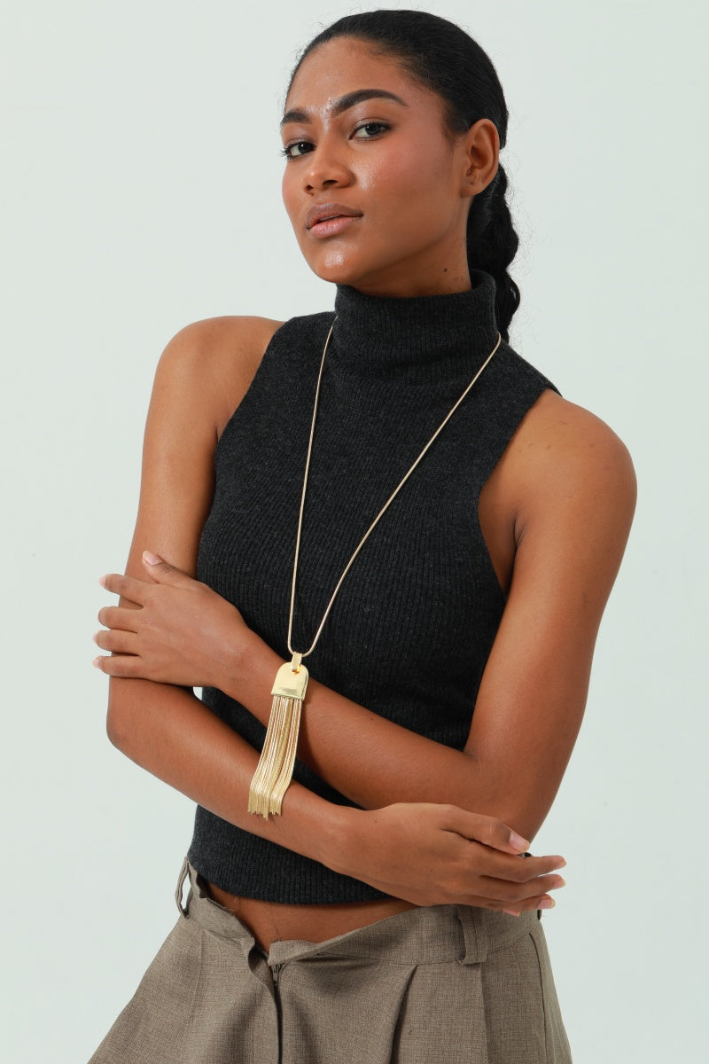 Long Tassel Pendant Necklace - NeoKira Unlimited