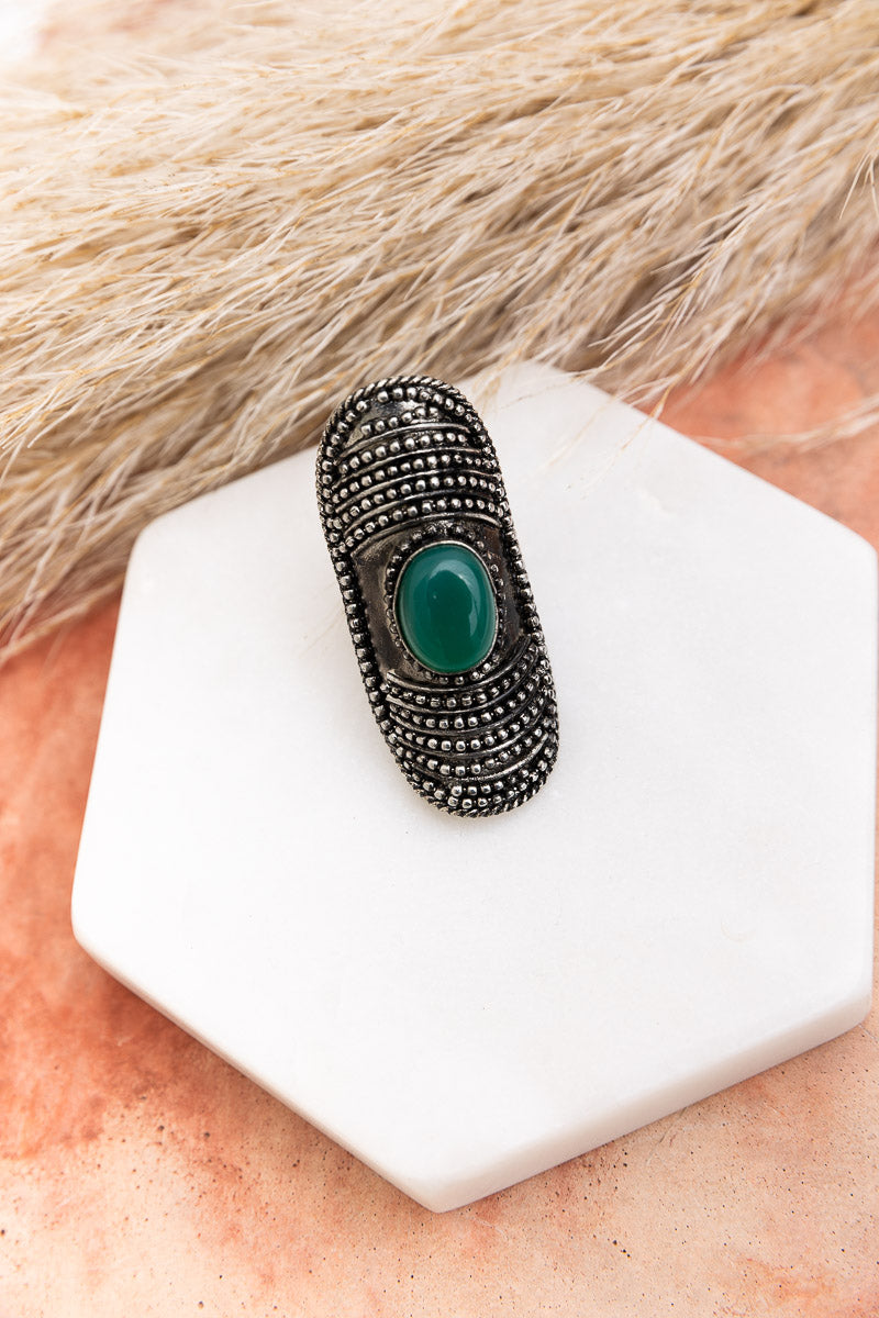 Antique Turquoise Adornment Vintage Ring - NeoKira Unlimited