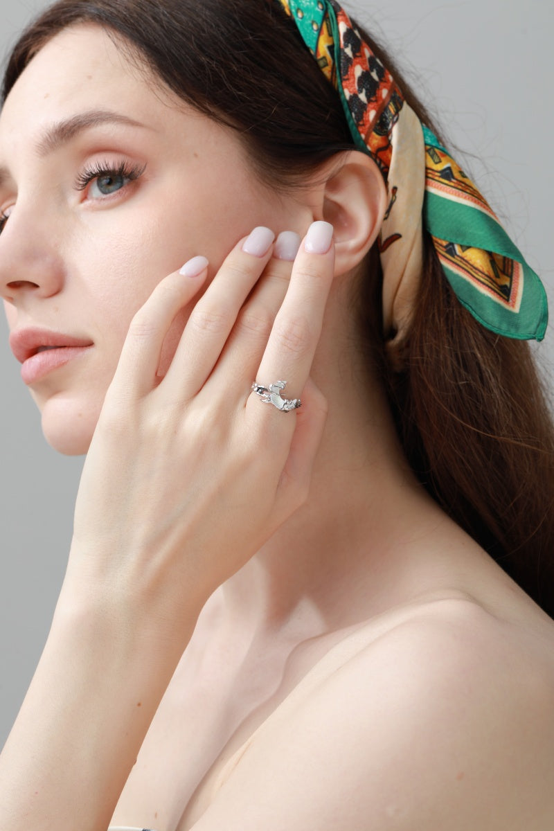 Celestial Moon Nugget Rings – Minimalist Cosmic Jewelry - NeoKira Unlimited