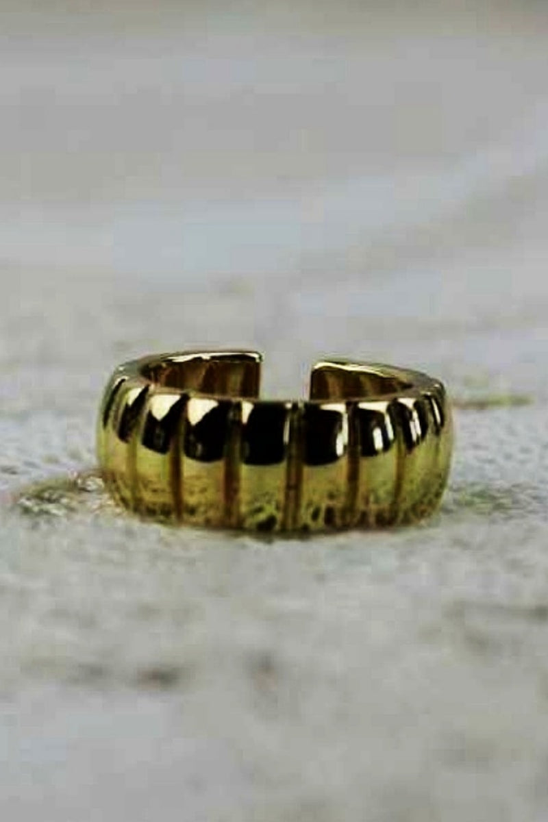 Spiral Nugget Ring – Open Band Stackable Jewelry - NeoKira Unlimited