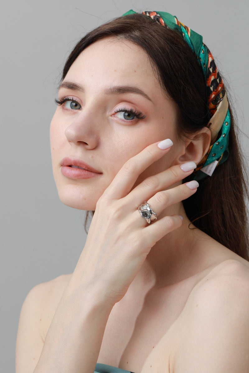 Luxe Asymmetrical Nugget Rings – Minimalist Open-Band Jewelry - NeoKira Unlimited