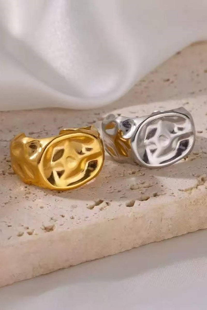 Architectural Knuckle Ring – Minimalist Open-Band Design ✨⛓️ - NeoKira Unlimited