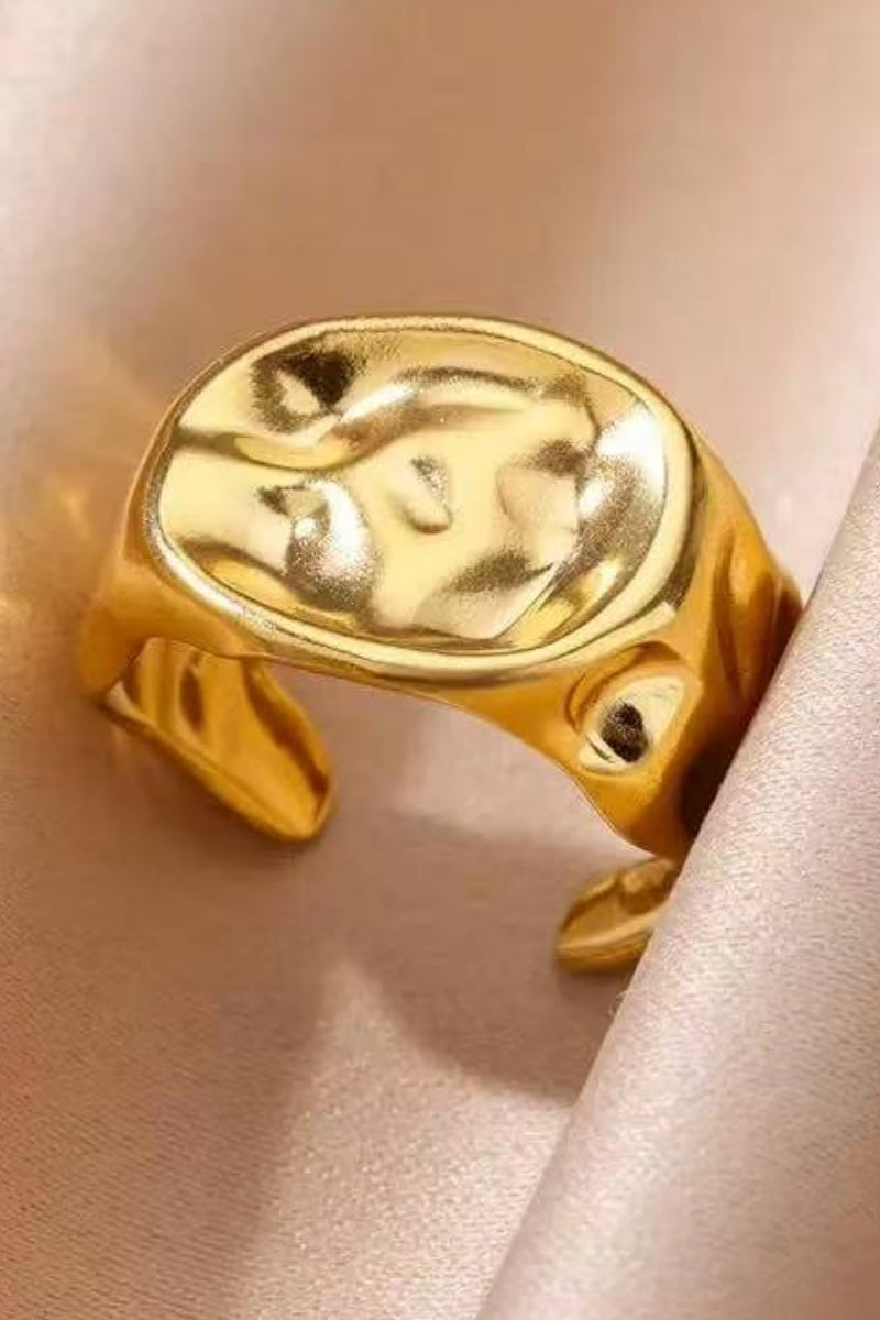 Architectural Knuckle Ring – Minimalist Open-Band Design ✨⛓️ - NeoKira Unlimited