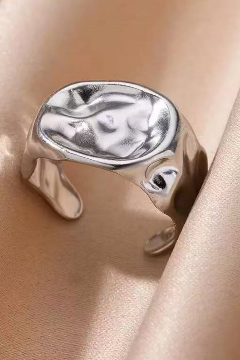 Architectural Knuckle Ring – Minimalist Open-Band Design ✨⛓️ - NeoKira Unlimited