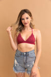 Whisper Lace T-Back Bralette Bralette Leto Collection XS/S Berry 