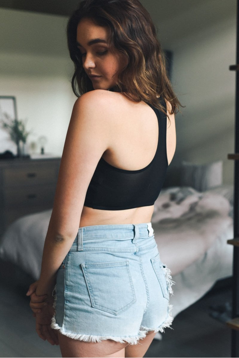 Racerback Mesh Bralette - NeoKira Unlimited