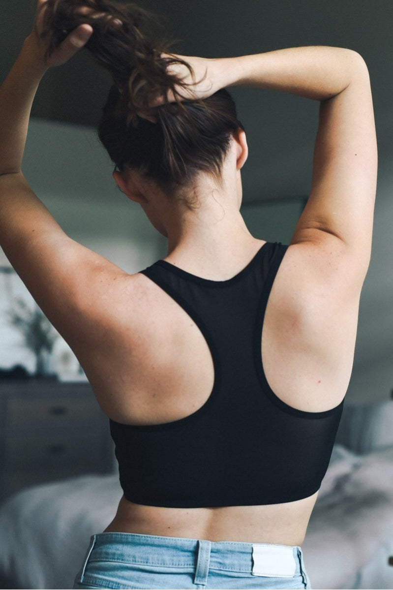 Racerback Mesh Bralette - NeoKira Unlimited