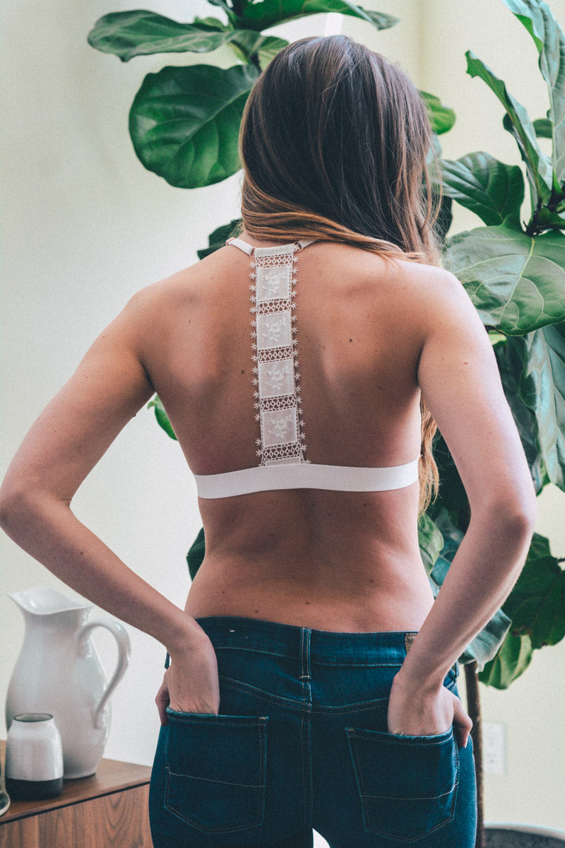 Crochet T Back Bralette - NeoKira Unlimited