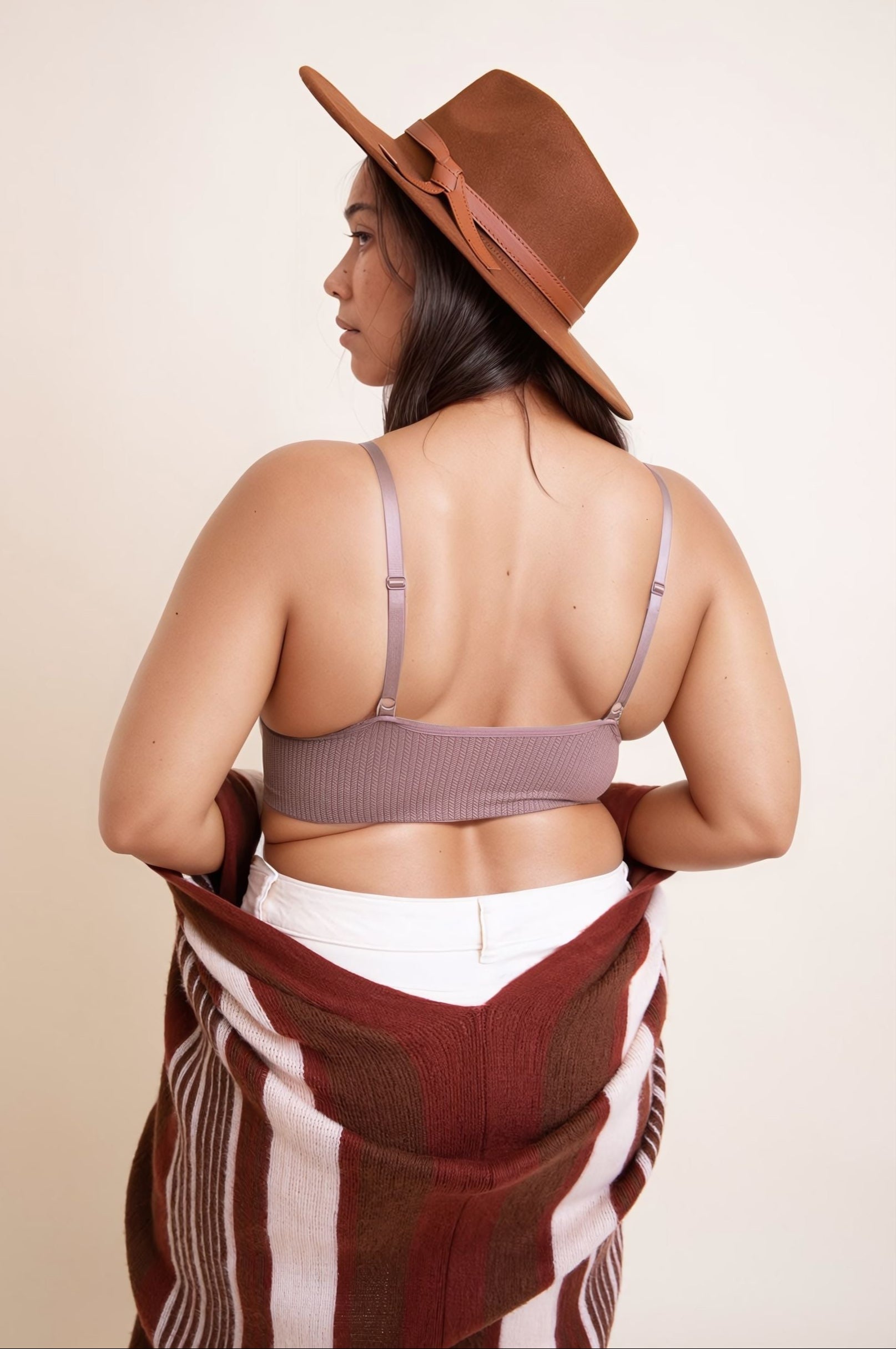 Curvy Waistband Loop Lace Brami – Elegant Plus Size Lace Detail - NeoKira Unlimited