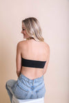 Solid Halter Bralette Bralette Leto Collection   