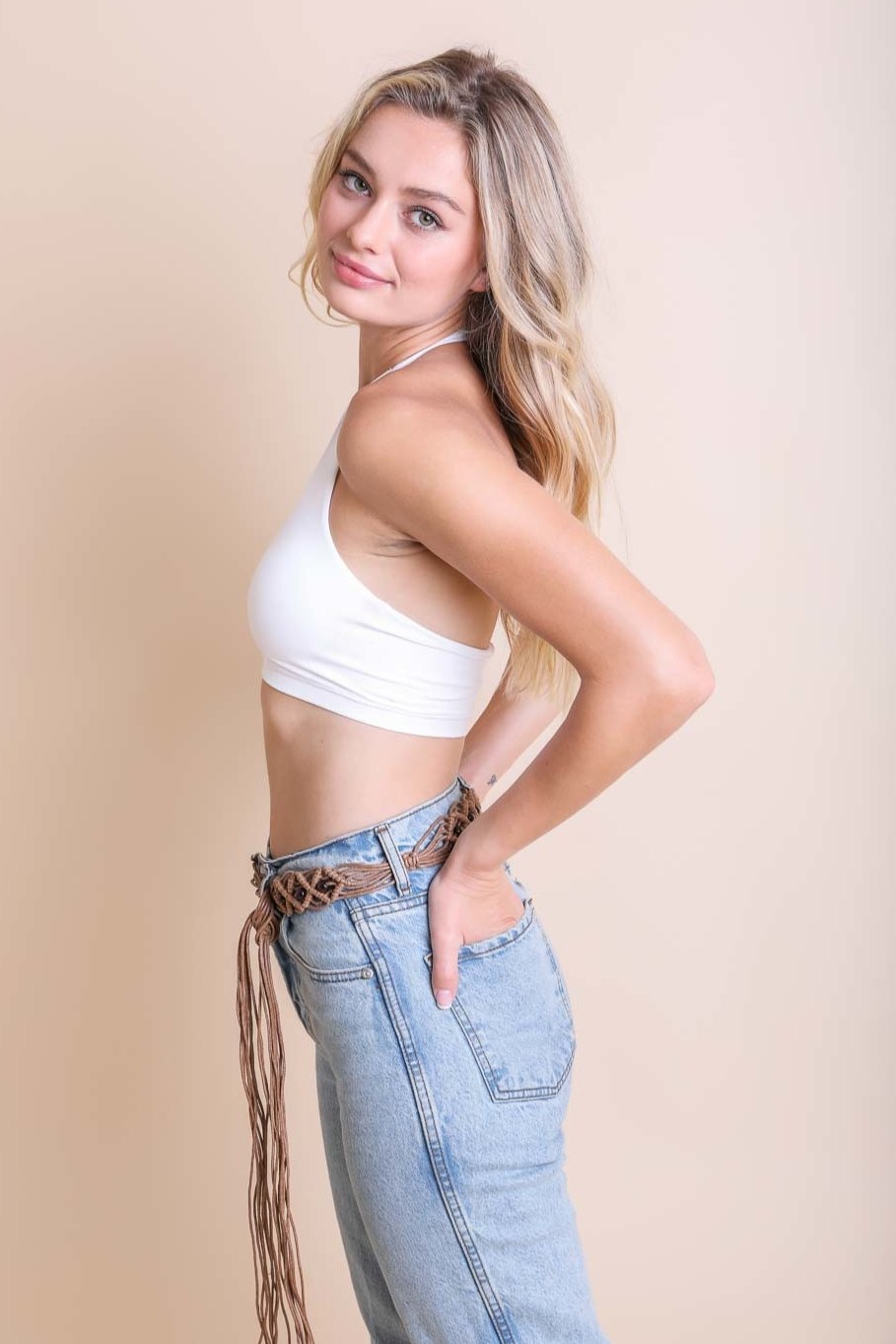 Solid Halter Bralette - NeoKira Unlimited