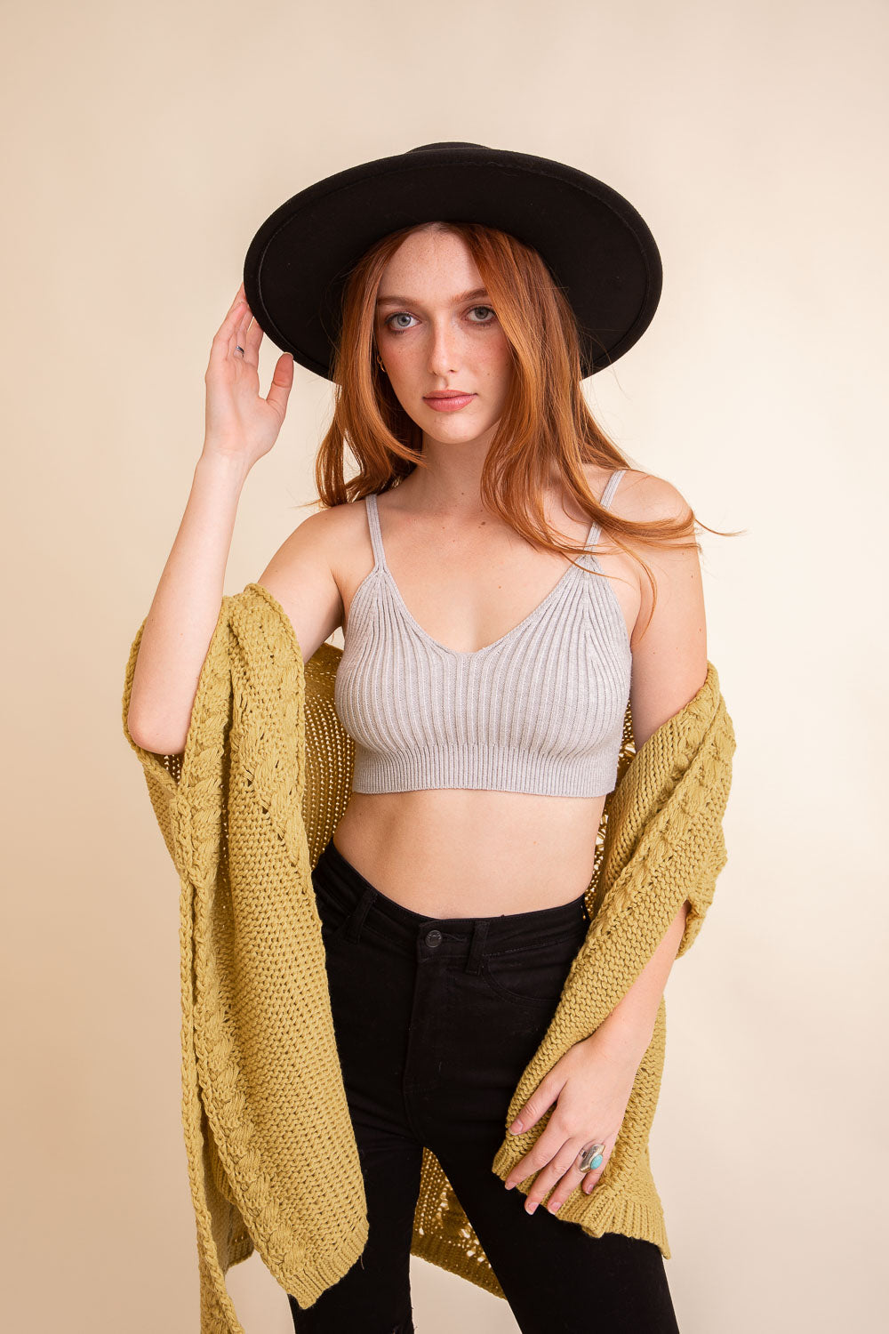 Dreamy Ribbed Knit Lounge Brami - NeoKira Unlimited
