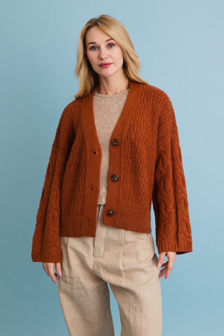 Harvest Hug Cardigan – Soft, Stylish, and Snug 🧶 - NeoKira Unlimited