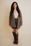 Dreamy Days Cable Knit Open Cardigan - NeoKira Unlimited