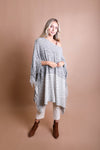 Boucle Knit Poncho Ponchos Leto Collection   