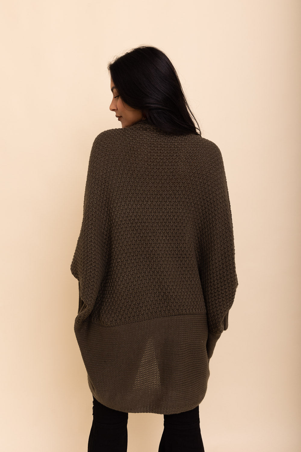 Cuddly Bat Sleeve Knit Cardigan - NeoKira Unlimited