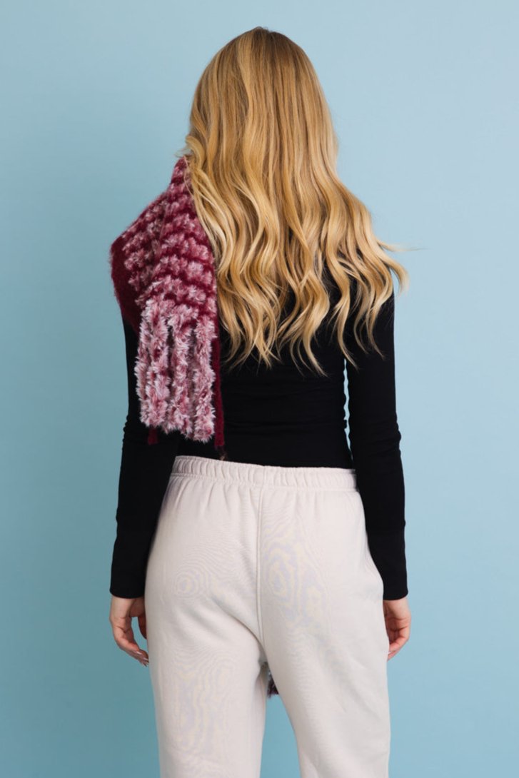 Ultra Soft Chenille Tassel Scarf - NeoKira Unlimited