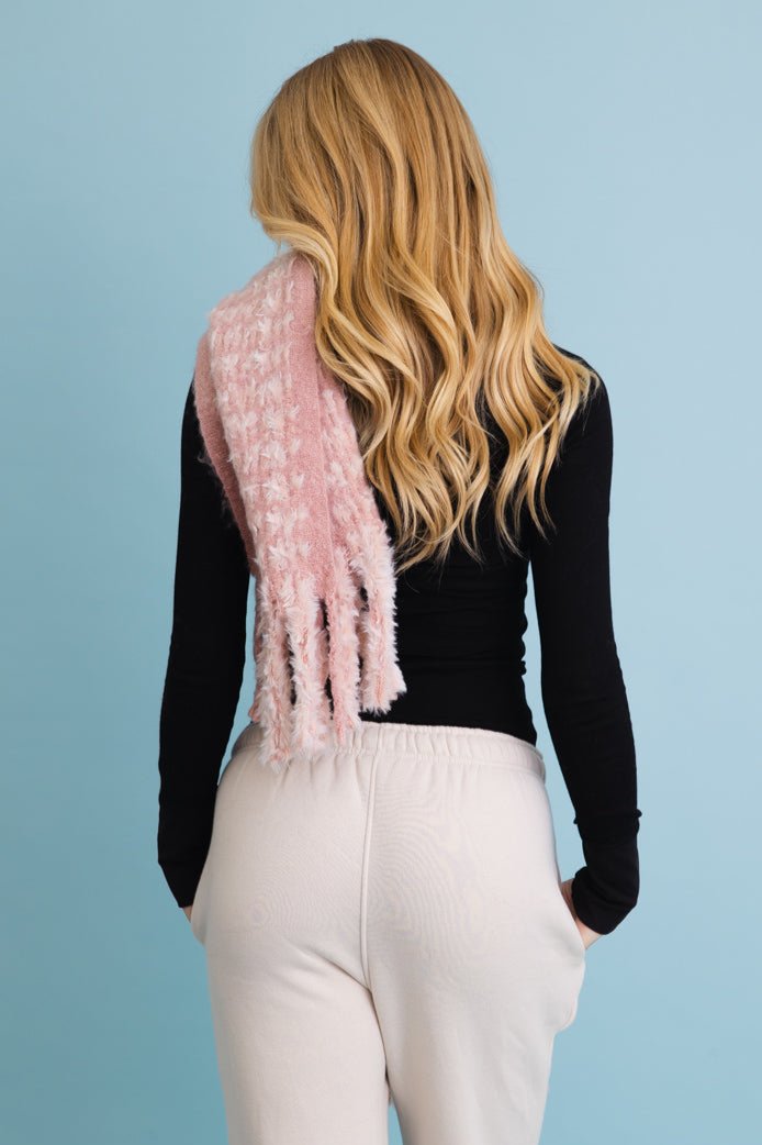 Ultra Soft Chenille Tassel Scarf - NeoKira Unlimited
