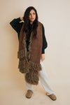 Fluffy Knit Fringe Winter Scarf - NeoKira Unlimited