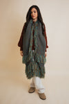 Fluffy Knit Fringe Winter Scarf - NeoKira Unlimited