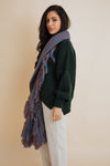 Fluffy Knit Fringe Winter Scarf - NeoKira Unlimited