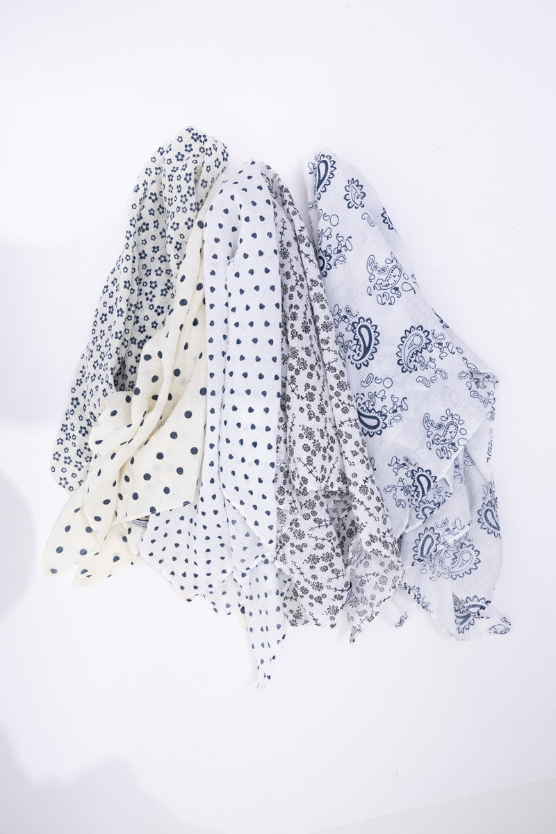 Light Printed Small Pattern Neck Scarf – Chic & Stylish - NeoKira Unlimited