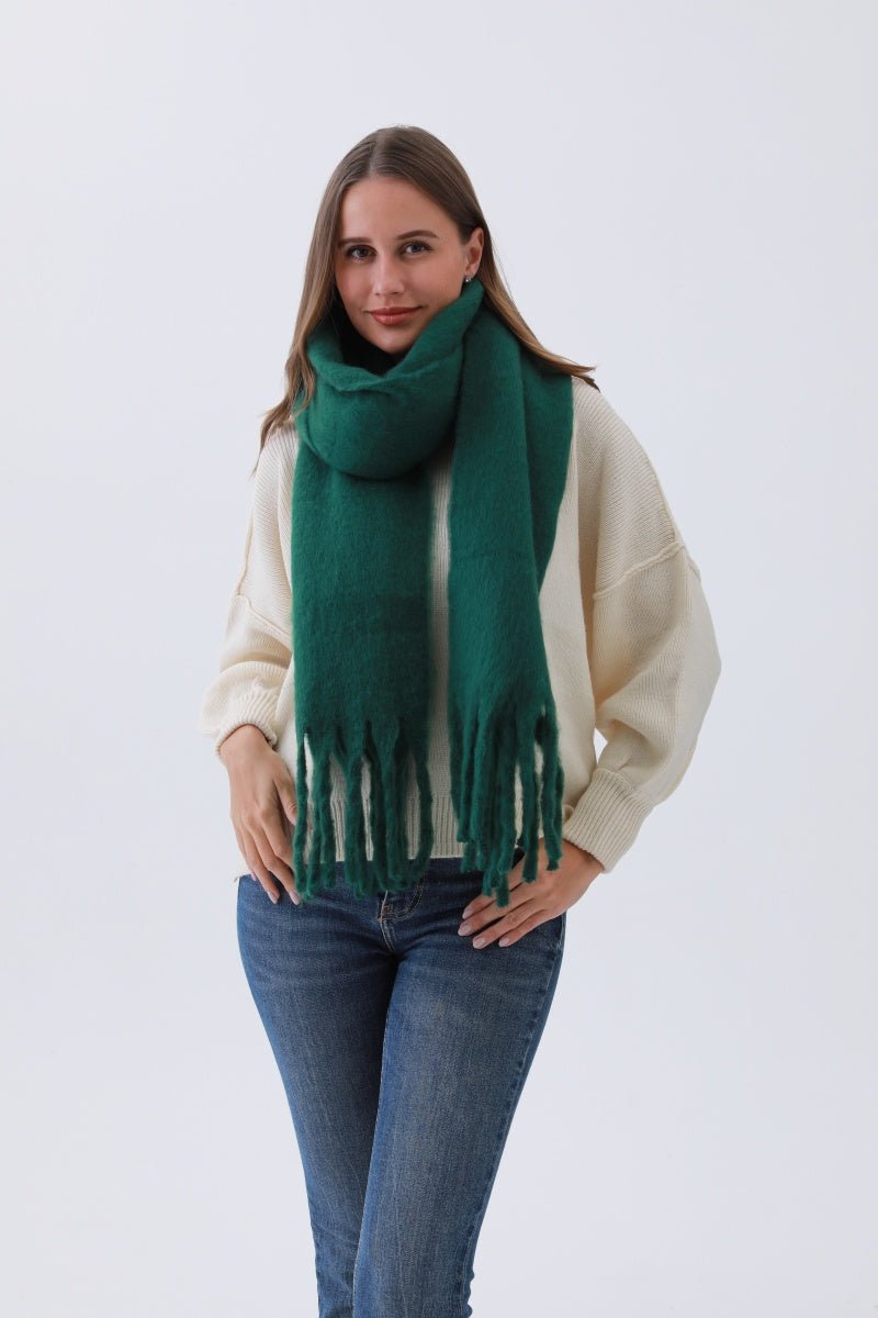 Classic Tassel Knit Scarf – Bestselling Winter Essential - NeoKira Unlimited