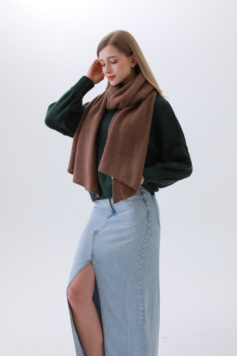 Classic Bias-Cut Scarf – Woven Elegance & Timeless Style - NeoKira Unlimited