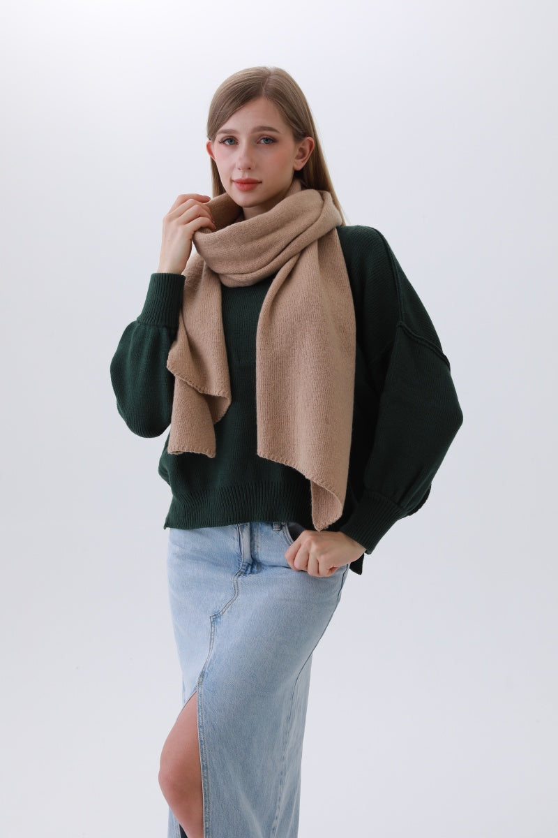 Classic Bias-Cut Scarf – Woven Elegance & Timeless Style - NeoKira Unlimited